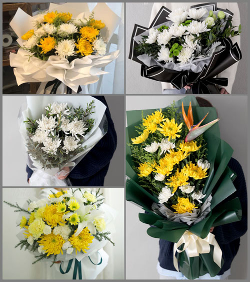 贵州贵阳云岩区金关社区服务中心白事花束代送